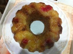 Eggless Pineapple Cake