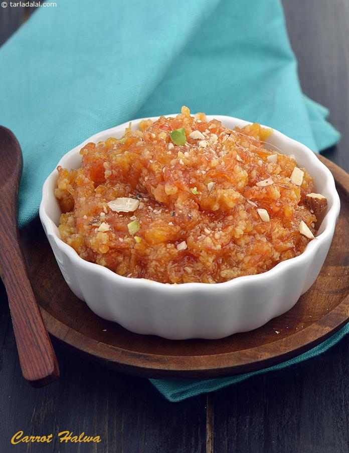 Carrot Halwa ( Microwave) recipe, Quick Carrot Halwa Recipes