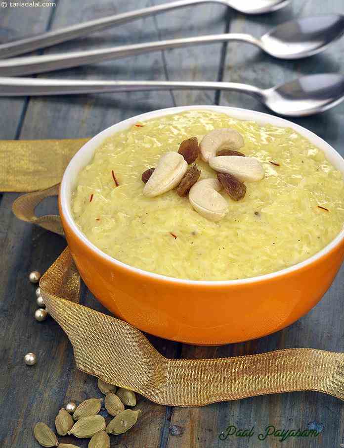 Paal Payasam, South Indian Rice Kheer recipe | Kerala | by Tarla Dalal ...