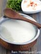 Basic Homemade Curd, Dahi Or Yogurt Using Cow's Milk in Hindi