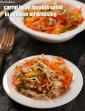 Carrot and Bean Sprouts Salad in Sesame Oil Dressing