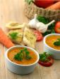 Herbed Tomato, Carrot and Macaroni Soup in Hindi