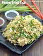 Paneer Fried Rice,  Chinese Style Fried Rice