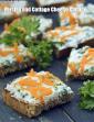 Parsley and Cottage Cheese Canapes