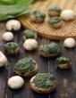 Spinach Stuffed Mushrooms ( Healthy Starter Recipe )