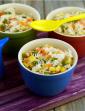 Vegetable Rice with Cheese Sauce in Hindi