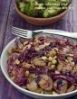 Water Chestnuts and Purple Cabbage Stir Fry in Hindi