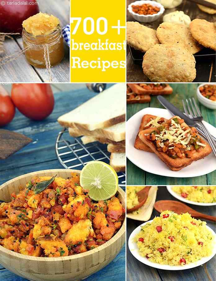 950 Breakfast Veg Recipes, Indian Breakfast Recipes.