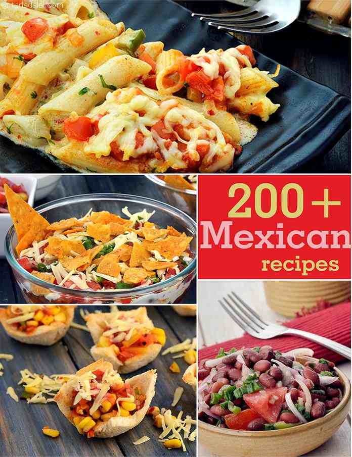 Mexican Recipes : 180 Vegetarian Mexican Food Recipes : Tarladalal.com ...