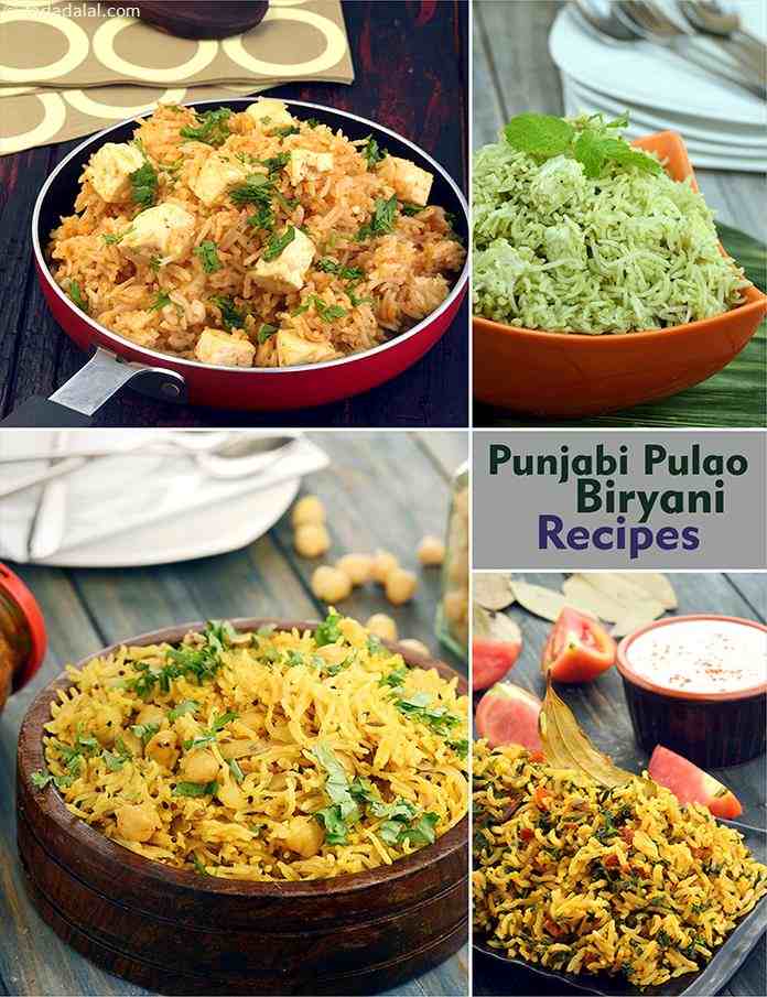 Punjabi Pulao Recipes, 50 Punjabi Biryani, Rice Recipes, Tarladalal.com