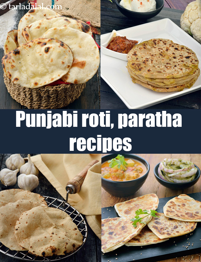 Punjabi roti recipes | 300 Punjabi paratha recipes | different kinds of ...