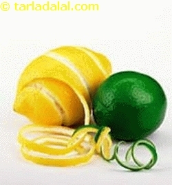 Lime Peel Glossary | Recipes with Lime Peel | Tarladalal.com