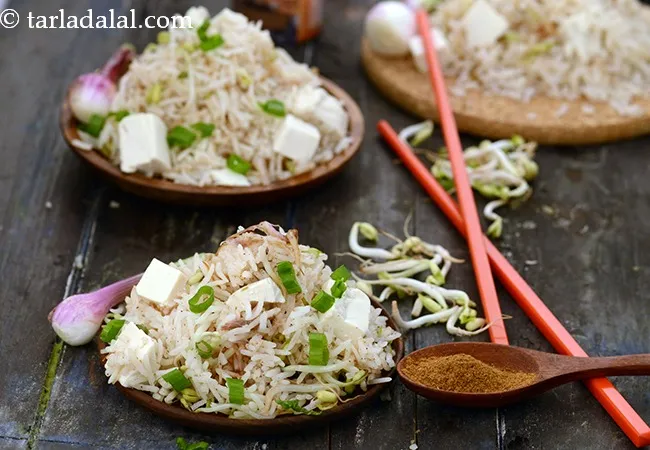 5 Spice Tofu and Bean Sprouts Rice