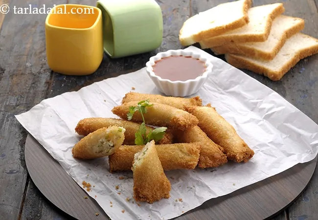 Cabbage and Paneer Rolls