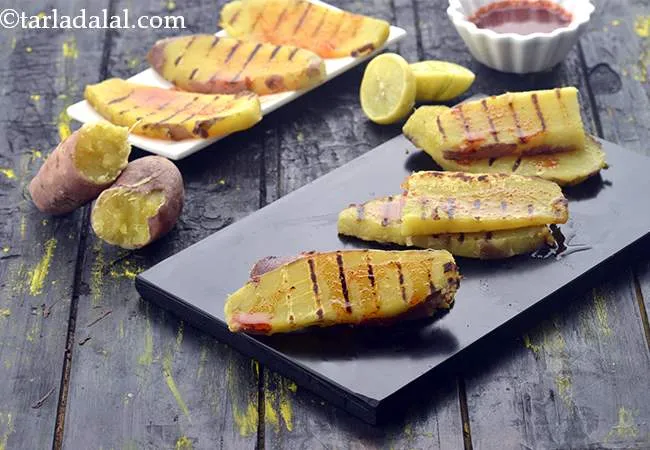 Grilled Sweet Potato, Low Salt Recipe