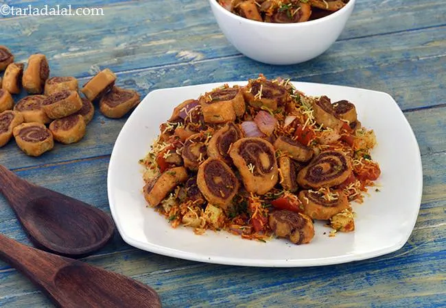 Quick Bhakarwadi Chaat