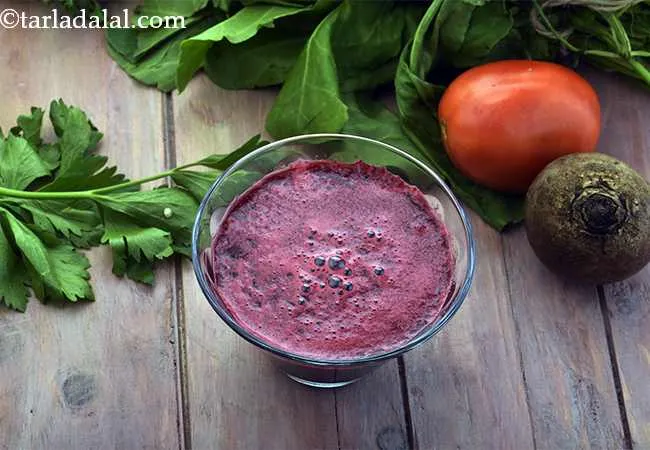 Mixed Vegetable Juice for Weight Loss, Beetroot Carrot Tomato Juice