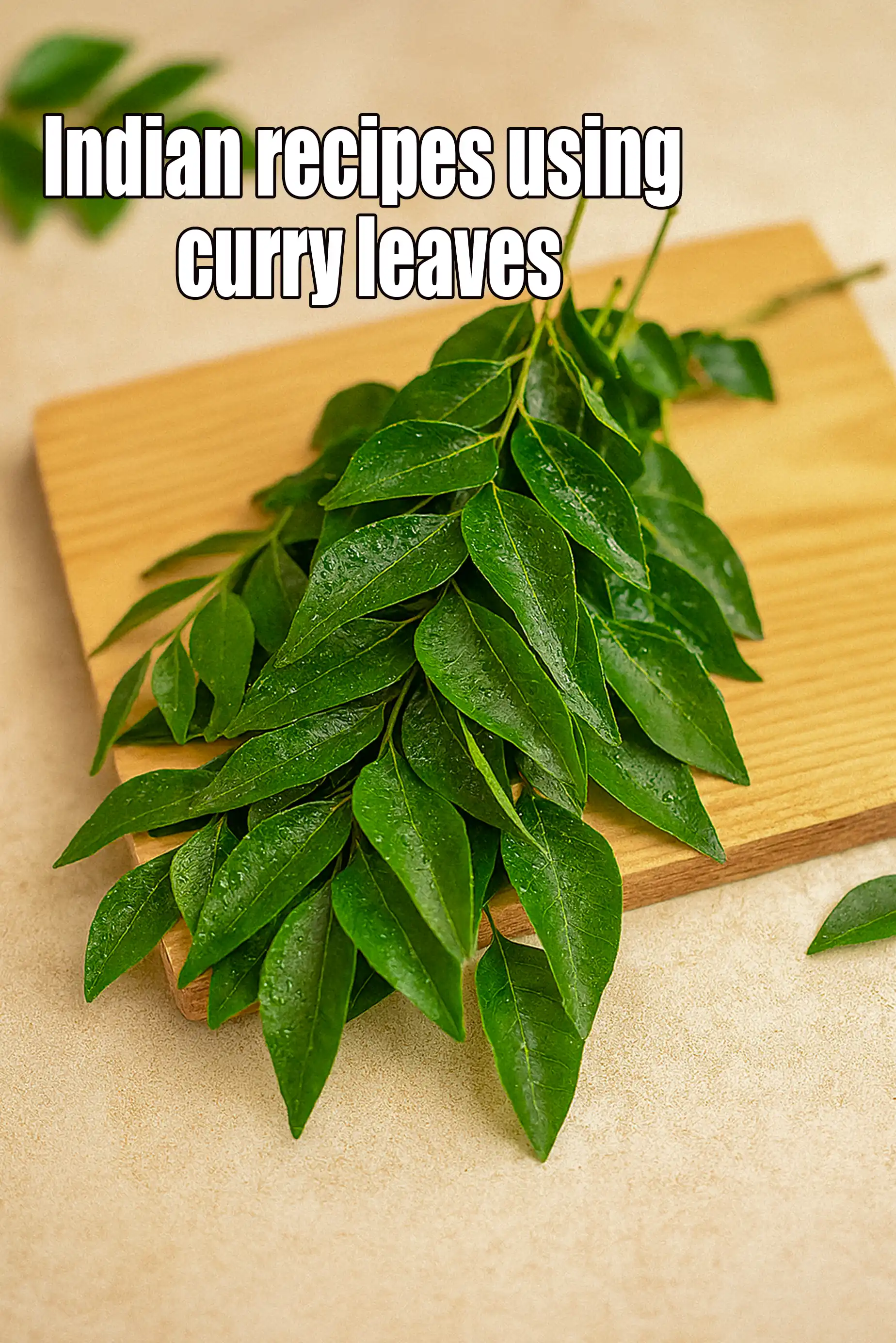 Recipes using curry leaves