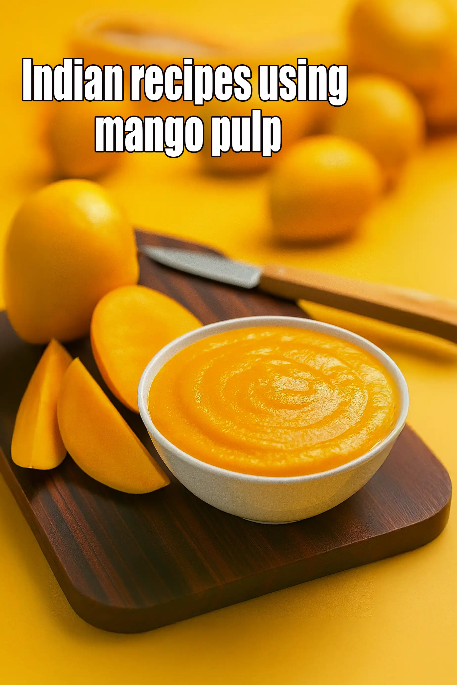 Recipes using mango pulp