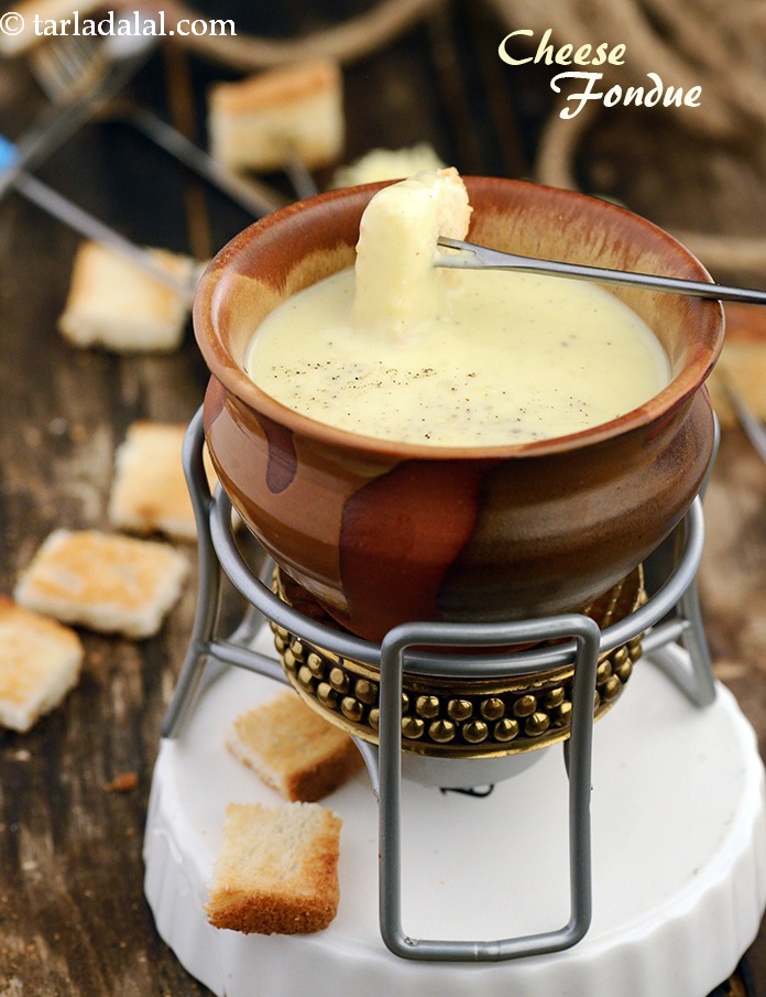 Cheese Fondue ( Chips and Dips Recipe)