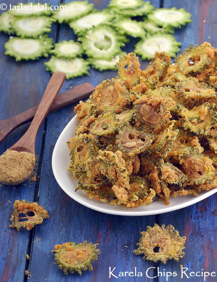 Karela Chips Recipe, Bitter Gourd Snack