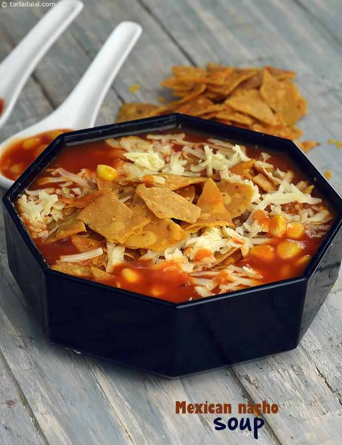 Mexican Nacho Soup recipe, Corn Recipes