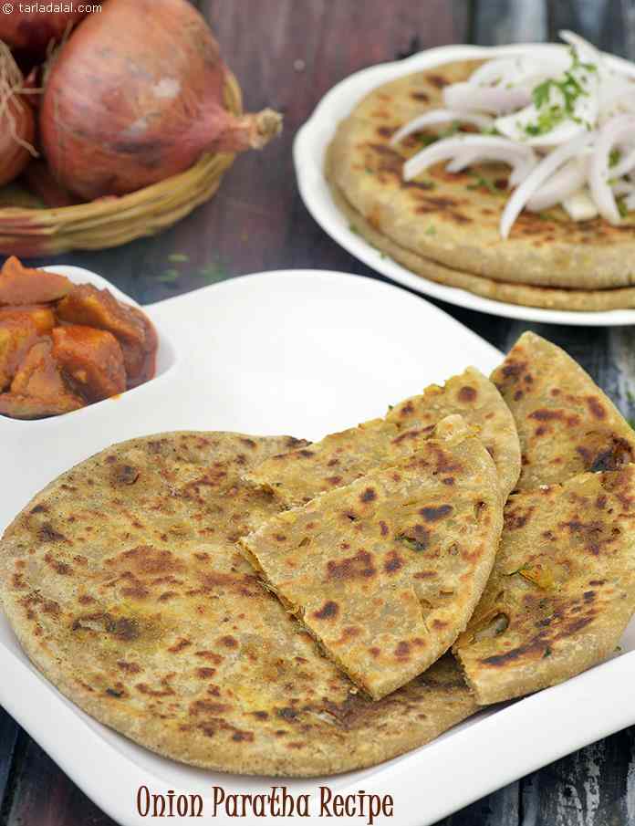 Onion Paratha Recipe, Pyaaz Ka Paratha