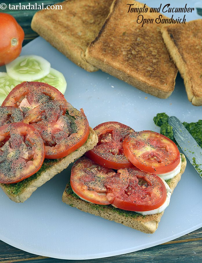 Calories Of Tomato And Cucumber Open Sandwich Is It Healthy