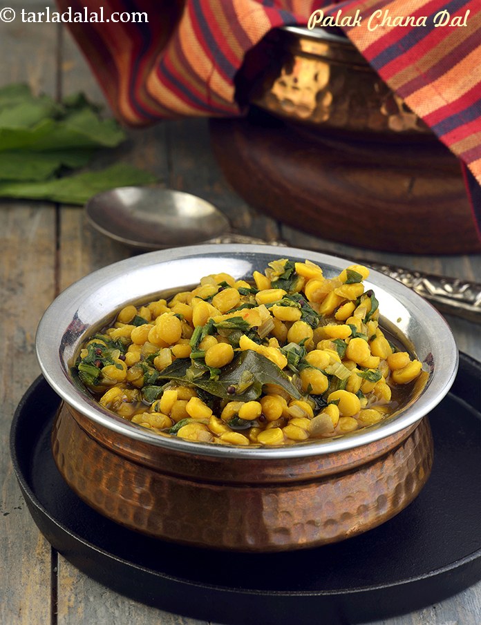 Palak Chana Dal recipe