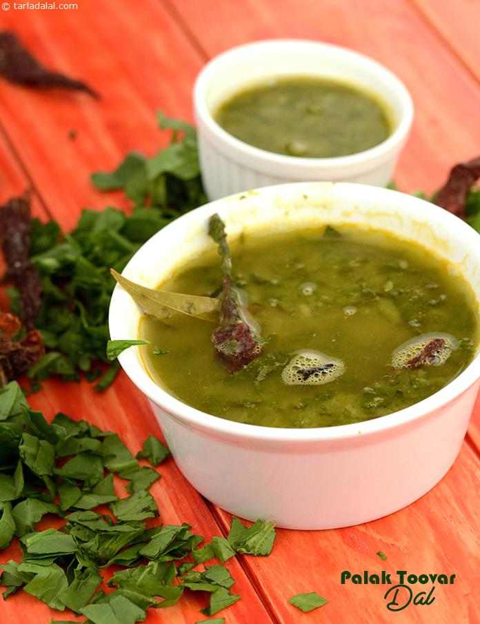 Palak Toovar Dal recipe