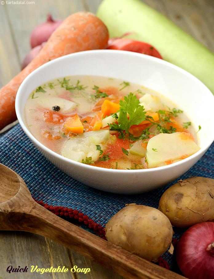 Quick Vegetable Soup recipe