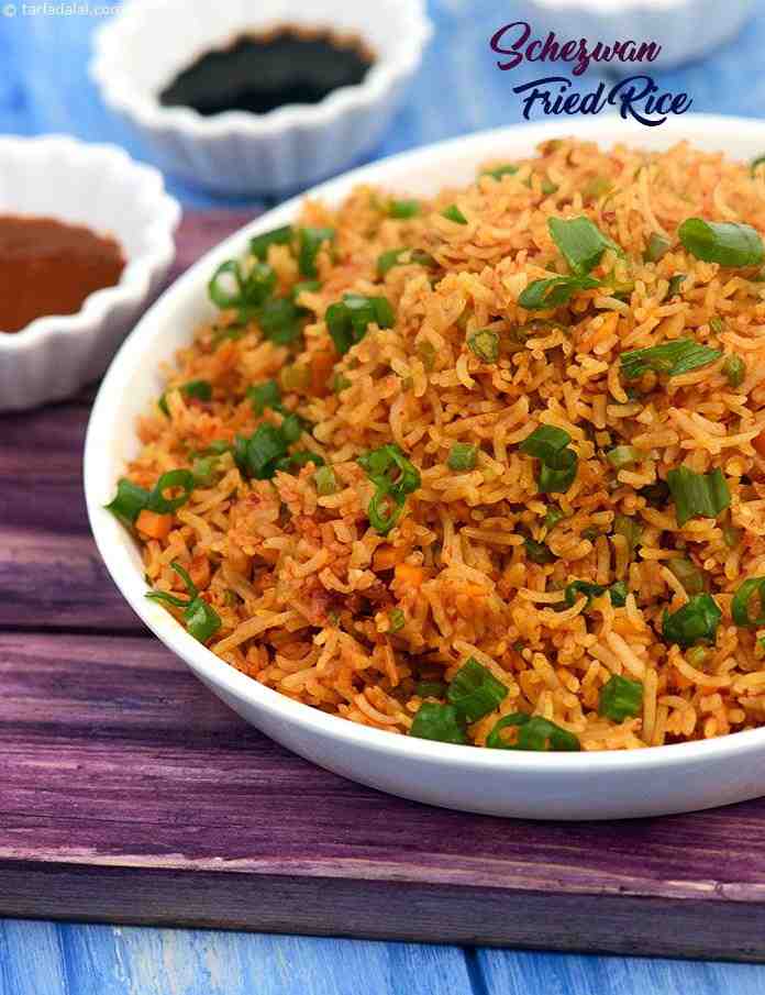 Schezuan Fried Rice, Schezwan Fried Rice recipe | Schezuan Fried Rice ...