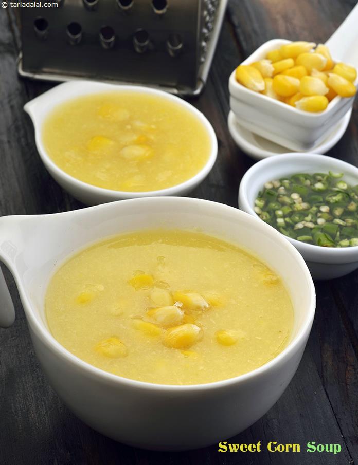 Sweet Corn Soup ( Cooking Under 10 Minutes ) recipe, Indian Quick Recipes