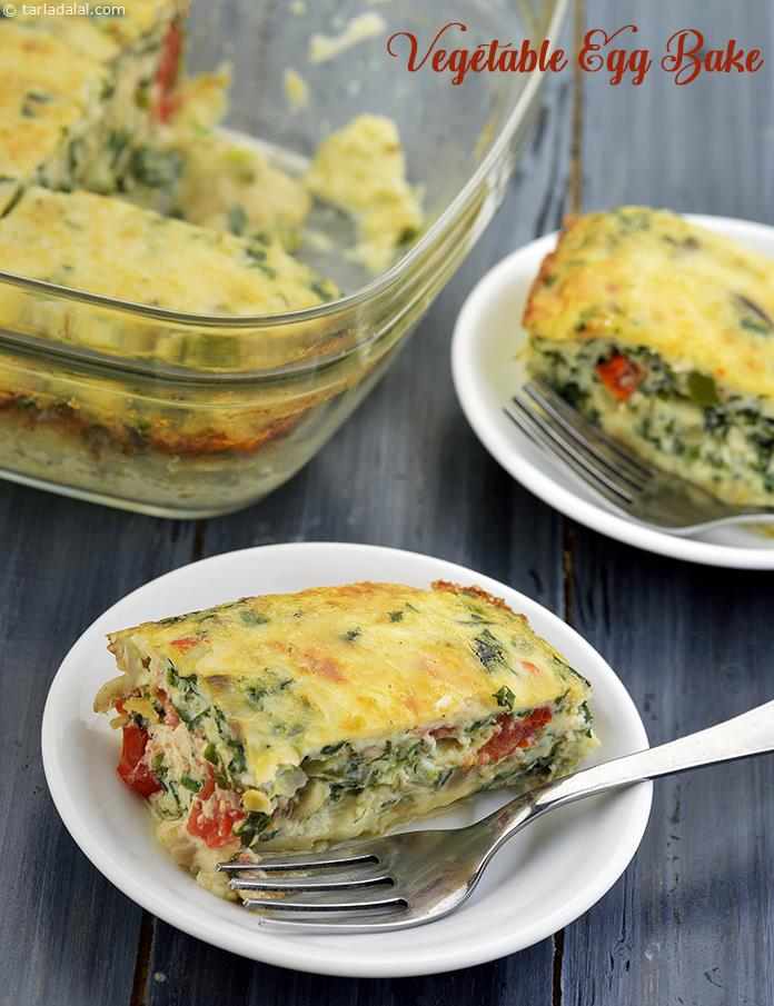 Vegetable Egg Bake, One Meal Dish recipe