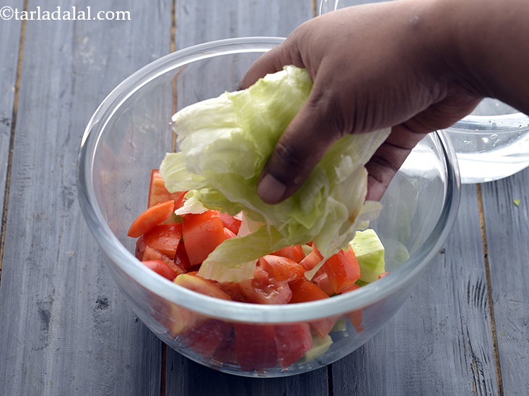 Fattoush Salad Recipe Lebanese Recipe Middle Eastern Pita Salad Recipe