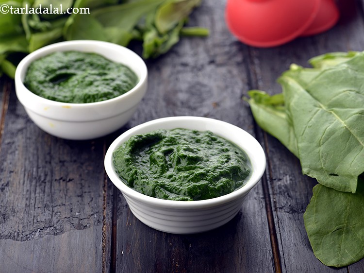 How To Make Spinach Puree How To Make Palak Puree