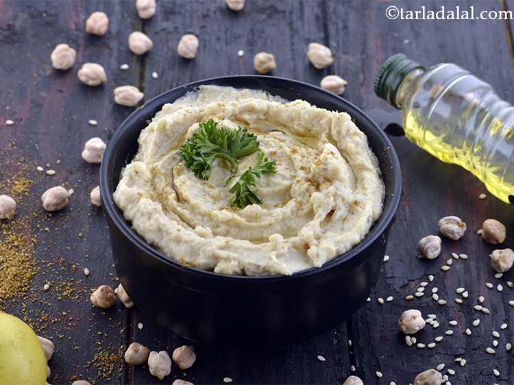 hummus with tahini paste recipe | authentic hummus | Lebanese hummus