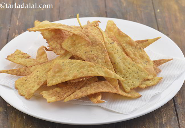 Nacho Chips recipe, Homemade Nacho Chips Recipe, Corn Chips