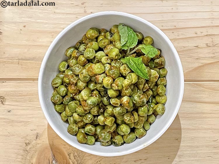 Quick Green Pea Snack recipe, Indian Healthy Snack Recipes