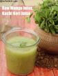 Raw Mango Drink, Kachi Keri Juice in Hindi