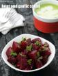 Beet and Garlic Salad, Healthy Beetroot Garlic Salad