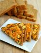 Carrot and Paneer Toast in Hindi