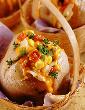 Cheesy Corn Stuffed Jacket Potatoes ( Quick Snacks Recipe)