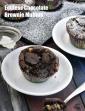 Chocolate Brownie Muffins, Eggless and Fudgy