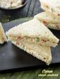 Cream Cheese Sandwich in Gujarati
