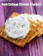 Herb Cottage Cheese Crackers, Suva Paneer Crackers