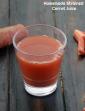 Homemade Strained Carrot Juice in Hindi