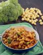 Chick Pea, Broccoli and Carrot Stir Fry, Protein Rich Recipe