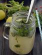 Mint and Ginger Lemon Drink in Hindi