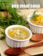 One Meal Soup, Healthy Indian Dal Vegetable Soup